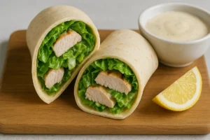 Grilled Chicken Caesar Salad Wraps – Easy, Fresh & Family-Friendly