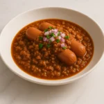 keto hot dog chili recipe featured