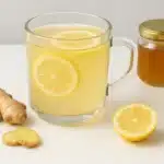 Natural Mounjaro Recipe: 4-Ingredient Detox Drink 1 warm natural detox drink rustic table