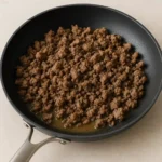 Big Mac Salad: A Guilt-Free Twist on the Fast Food Favorite 2 Cooked Ground Beef in Skillet