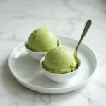 No-Churn Matcha Ice Cream Recipe for Creamy Summer Bliss 2 matcha ice cream modern serving