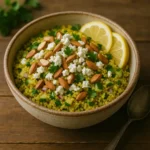 Turmeric Quinoa Salad Recipe That’s Quick, Colorful, and Comforting 2 quinoa salad toasted nuts feta