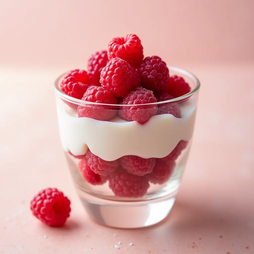 raspberry-popping-pearls-parfait raspberry popping pearls on fruit parfait