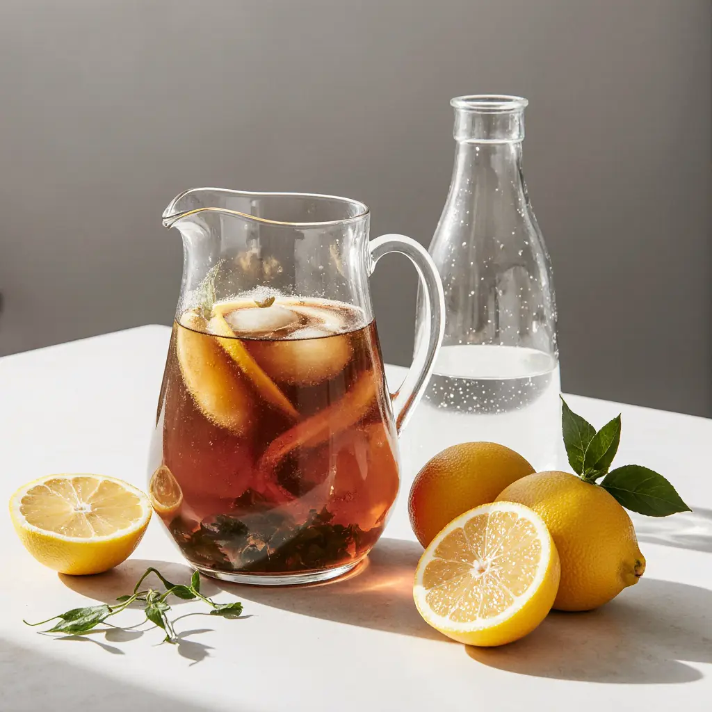 Brewing tea for sparkling tea base