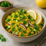 Turmeric Quinoa Salad Recipe That’s Quick, Colorful, and Comforting 1 turmeric quinoa salad featured