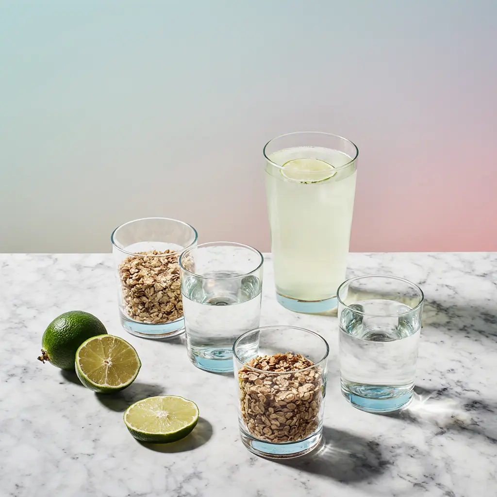 Oatzempic ingredients: oats, lime, water