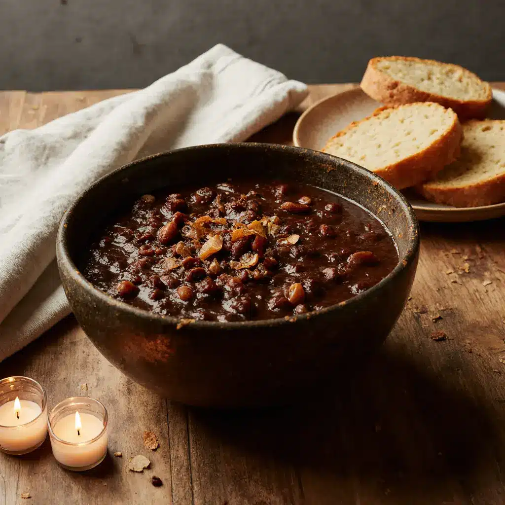 serving-dark-chocolate-chili serving suggestion for dark chocolate chili