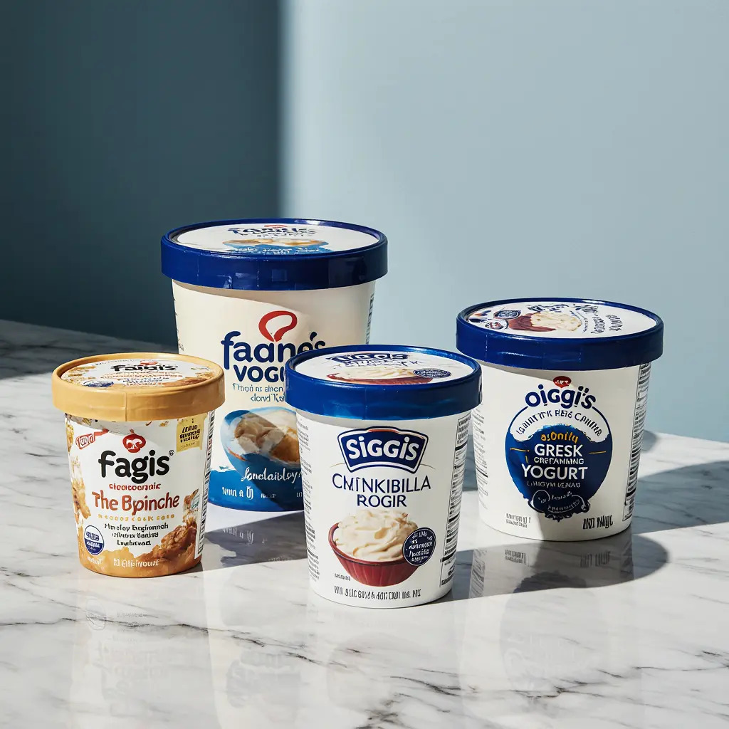 Greek yogurt brand protein comparison lineup