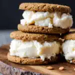 keto ice cream sandwiches rustic board