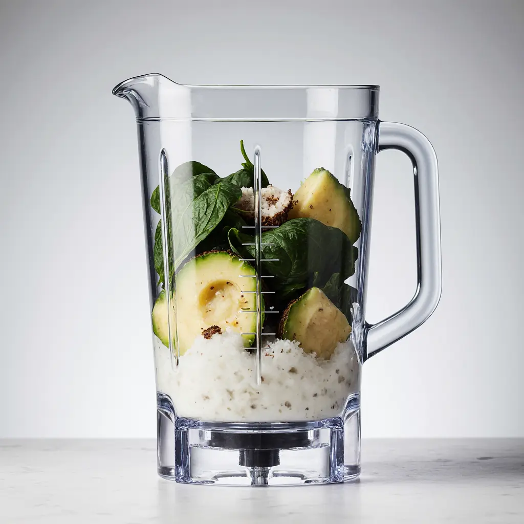 making avocolada tropical smoothie step by step