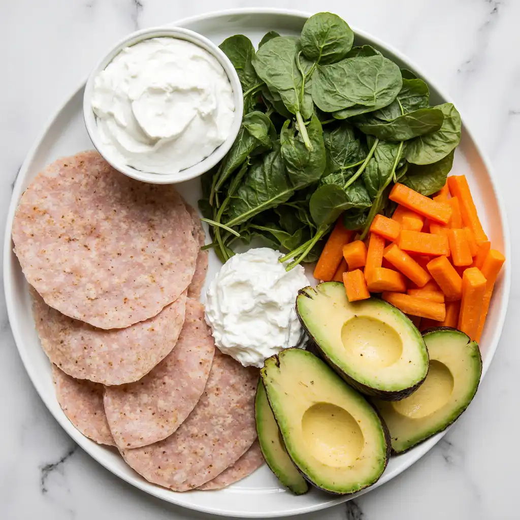 ingredients for turkey pinwheels school lunch