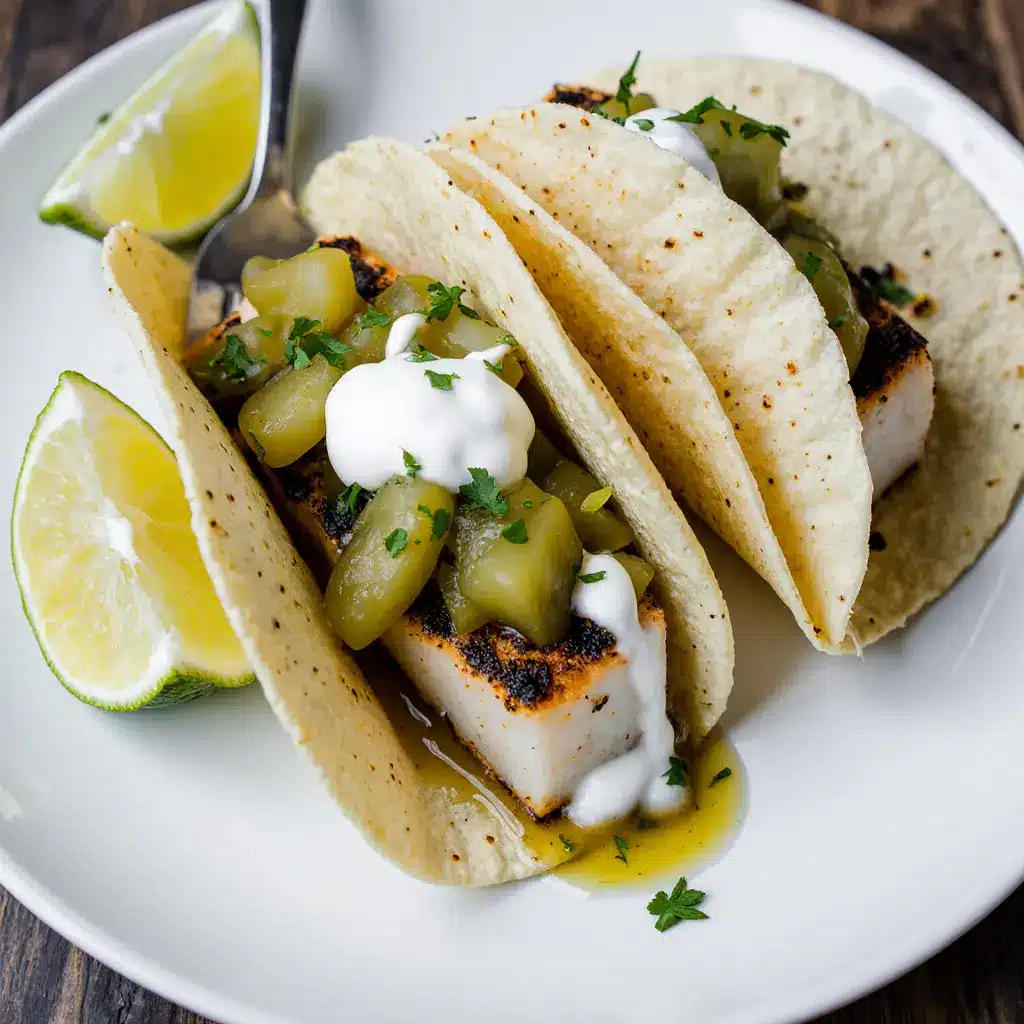 Elevate Your Tacos with Pickle de Gallo Fish tacos topped with a fresh and crunchy Pickle de Gallo salsa.