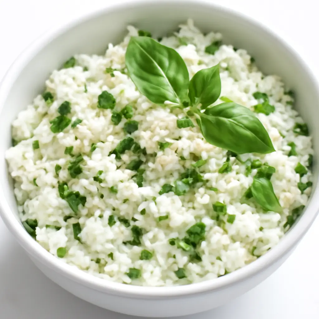 Bowl of creamy homemade ricotta cheese mixed with fresh basil and parsley, garnished with cracked black pepper, served in a modern white ceramic bowl on a clean white surface.
