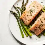 Sheet Pan Salmon and Asparagus