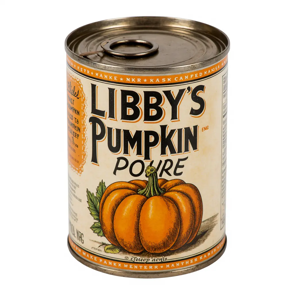 Vintage Libby's canned pumpkin from 1929
