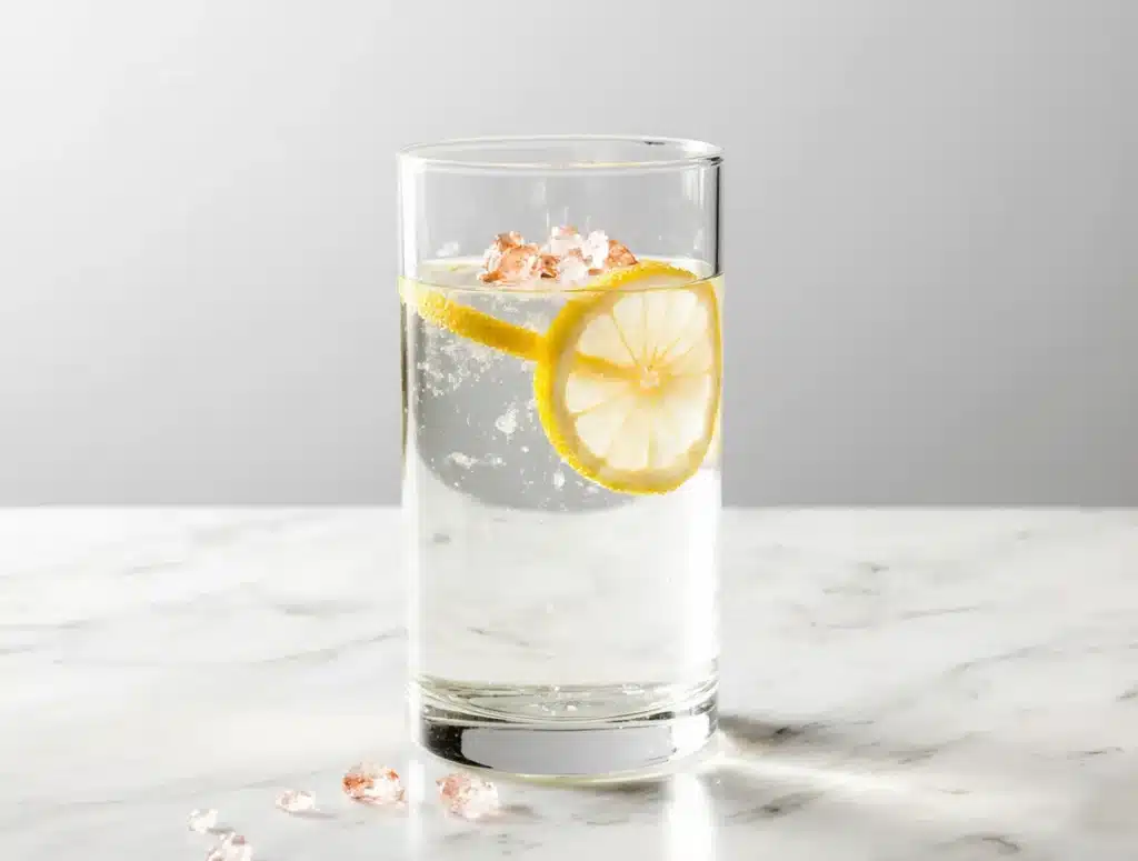 Zepbound drink ingredients including lemon, apple cider vinegar, and pink salt