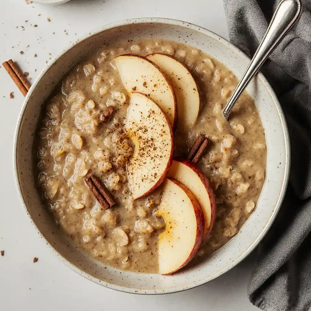Apple Cinnamon Oat Bowl Delight weight loss fruits : Apple cinnamon oatmeal bowl for healthy weight loss