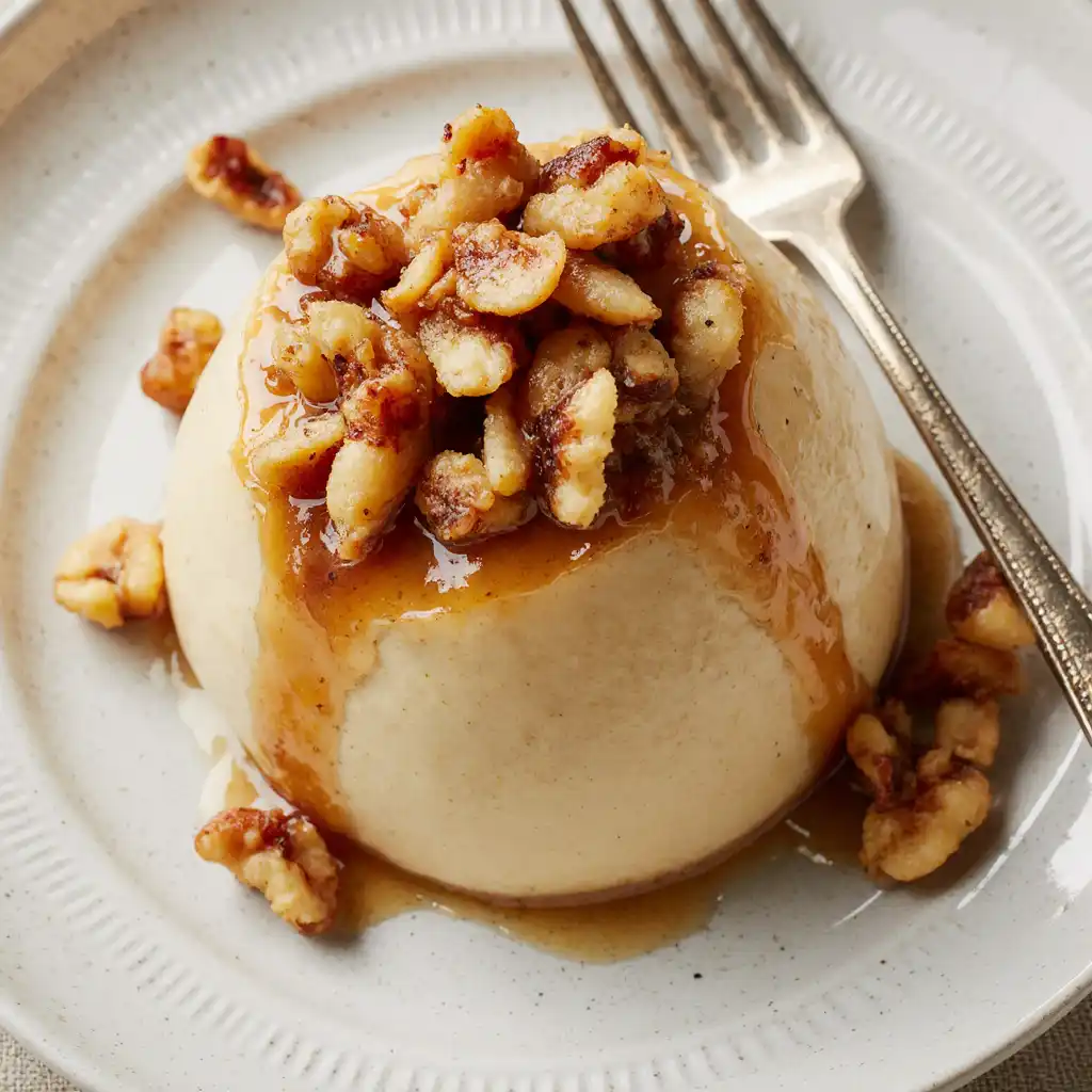 Baked Pears with Crunchy Walnut Topping Baked pears weight loss dessert with walnuts