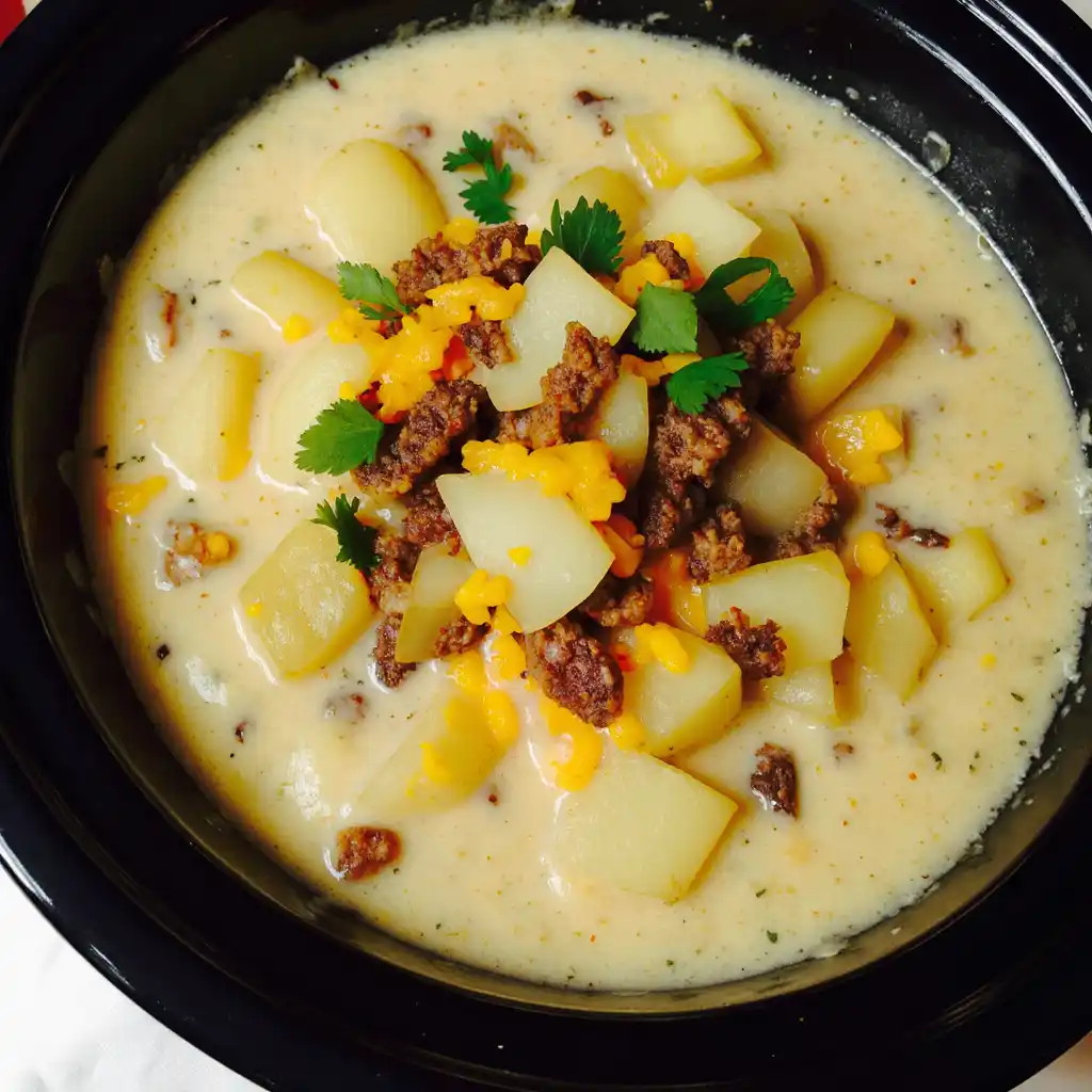 History of Loaded Baked Potato Soup Crock Pot loaded baked potato soup crock pot history
