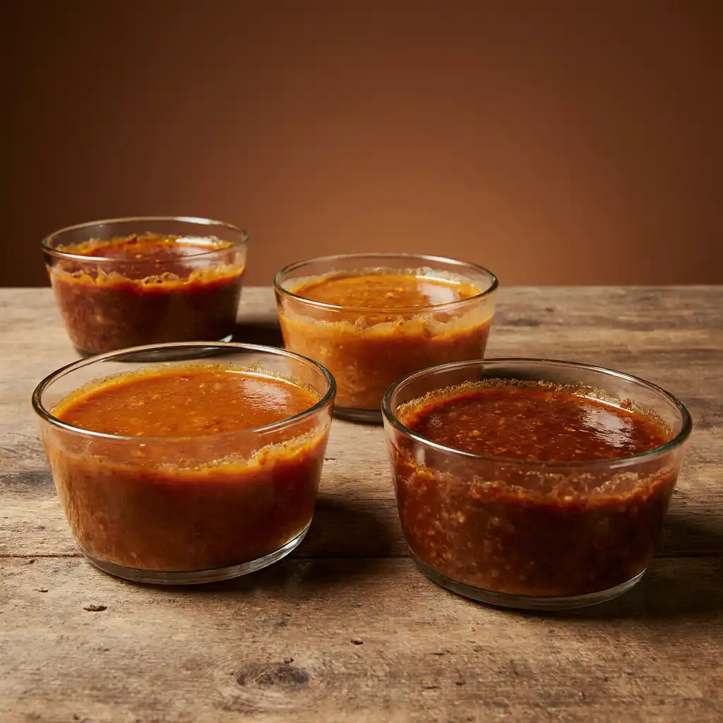 variety of wing sauces buffalo honey garlic teriyaki barbecue for crispy baked chicken wings