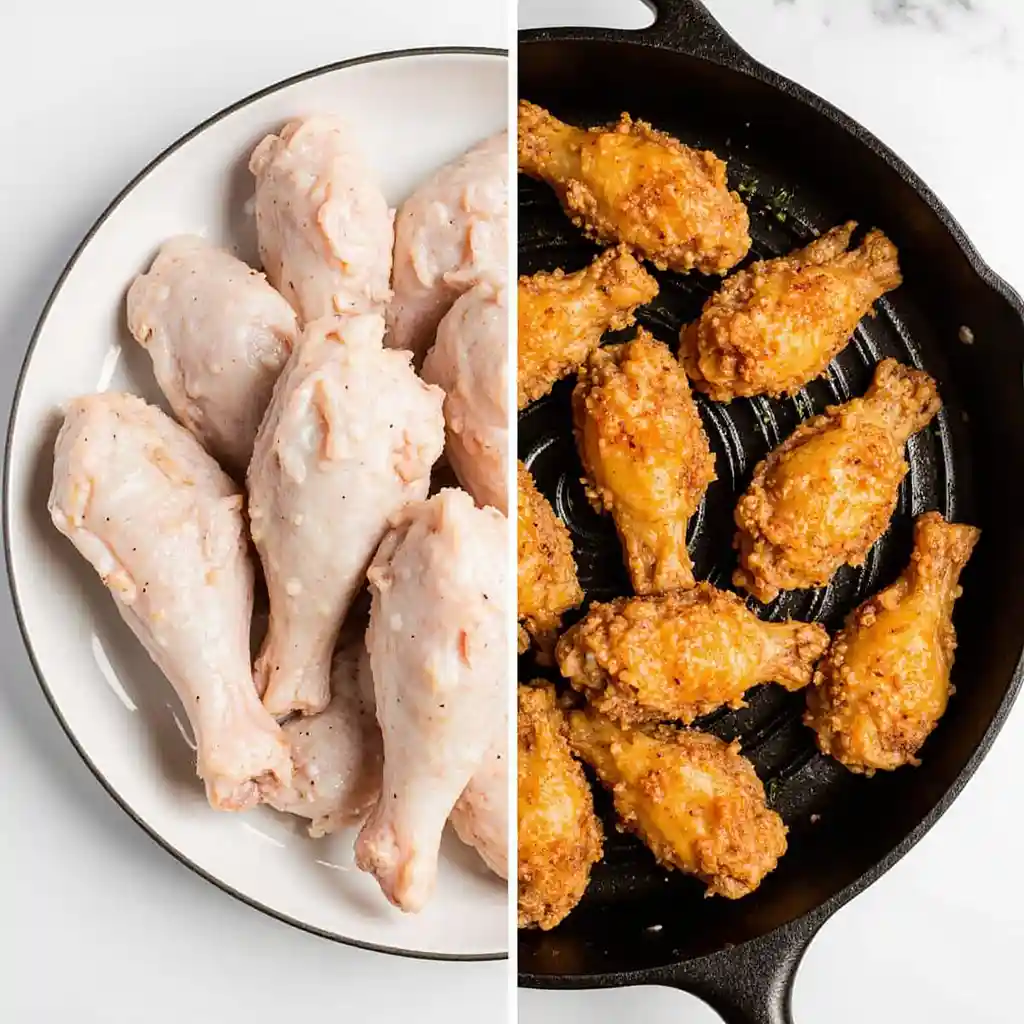 whole chicken wings vs separated drumettes and flats comparison