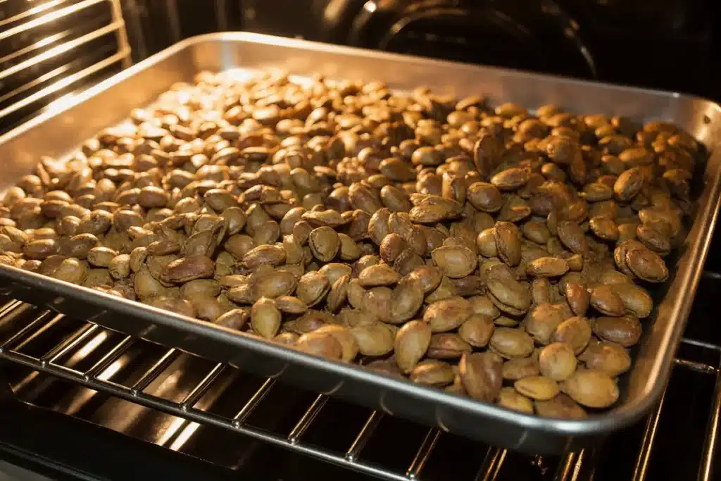 how to bake pumpkin seeds roasting in oven