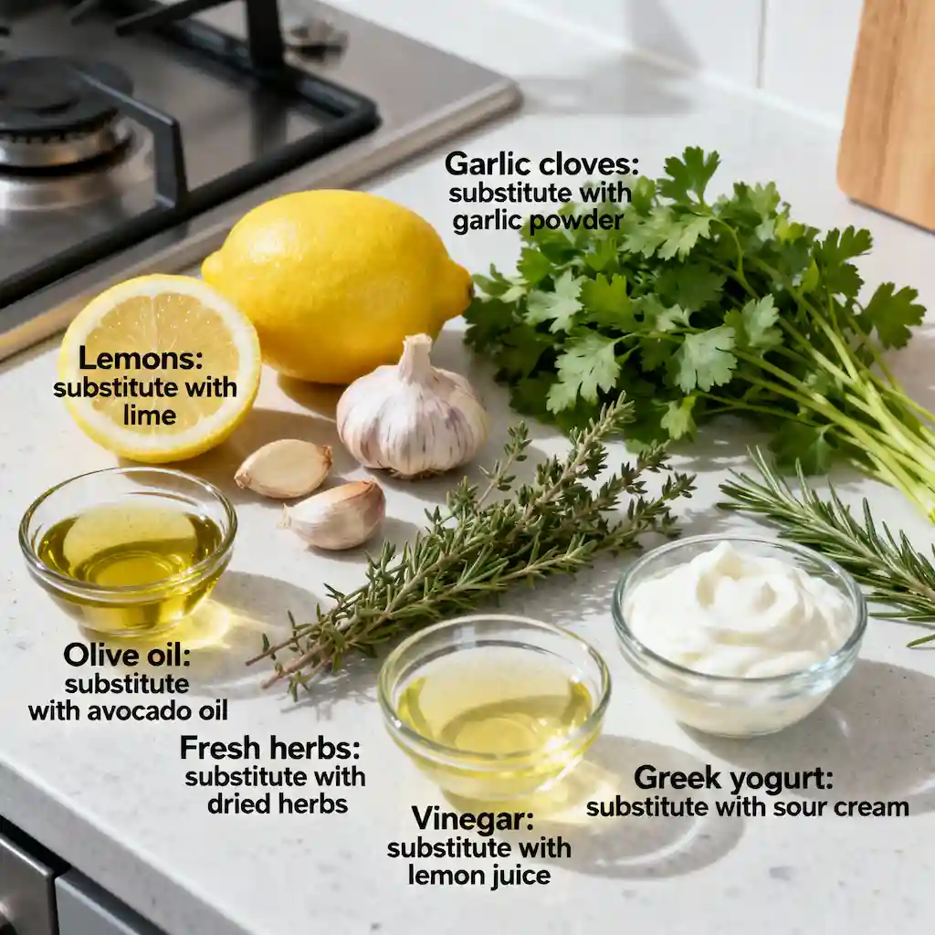 lemon-garlic-marinade-chicken-ingredient-swaps lemon garlic marinade chicken ingredient substitutions