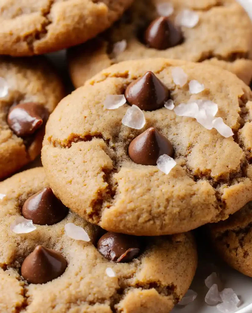 pink-salt-chocolate-chip-cookies-close-up pink salt chocolate chip cookies close up with melted chocolate
