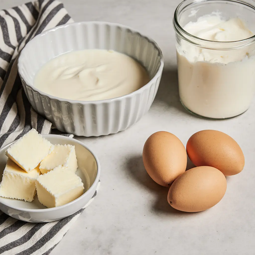 Room temperature ingredients for the fluffy cupcake recipe NZ.